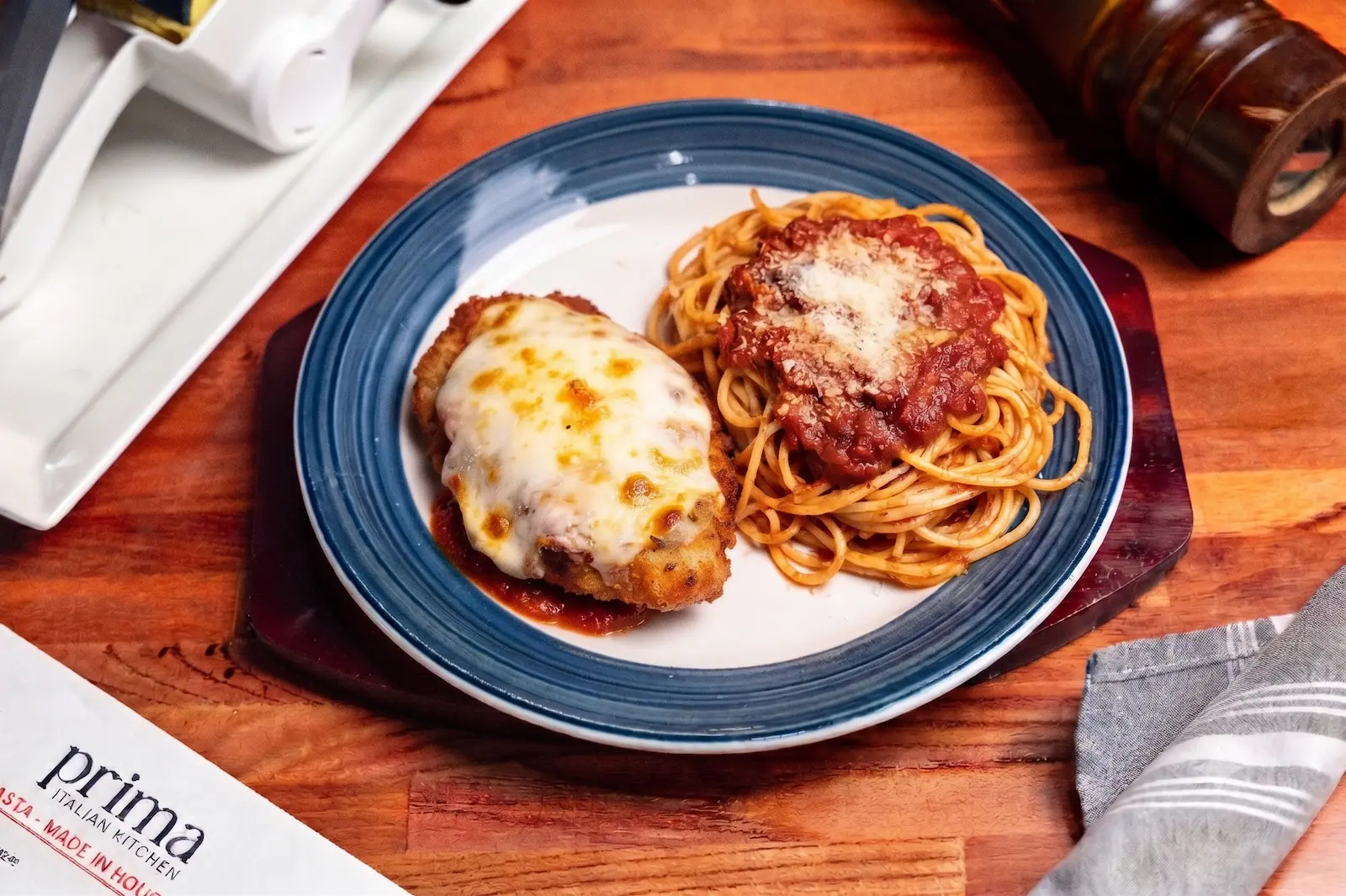 Chicken Parm & Spaghetti